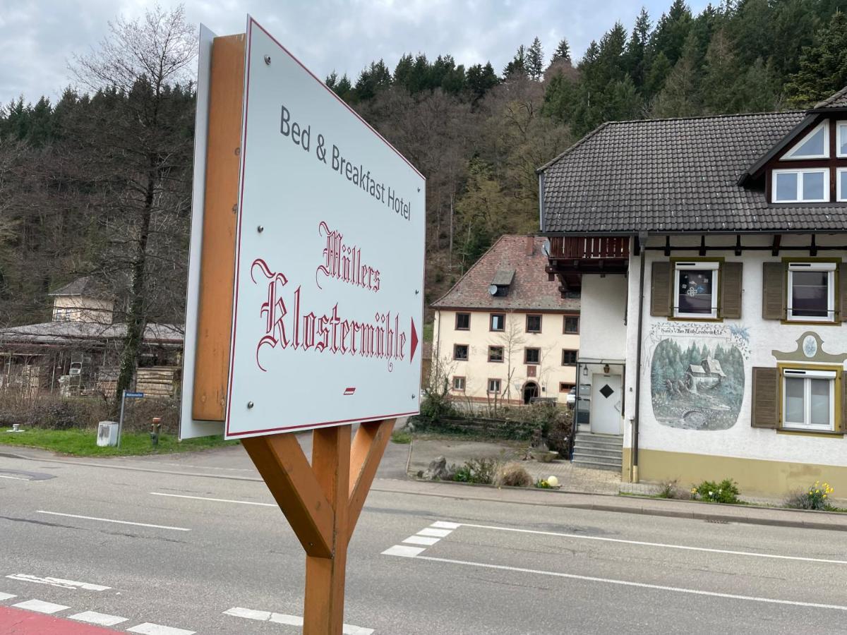 Bed & Breakfast Muellers Klostermuehle Münstertal Dış mekan fotoğraf